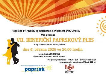 VII. benefiční PAPRSKOVÝ ples
